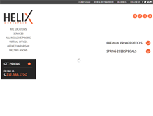 Tablet Screenshot of helixworkspace.com